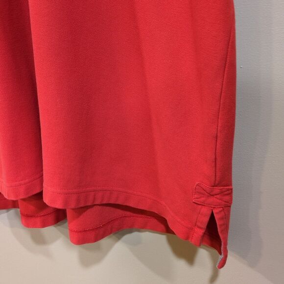 Duluth Trading Mens XL Polo Shirt Short Sleeve Relaxed Fit Red Orange 100%Cotton - Picture 4 of 13
